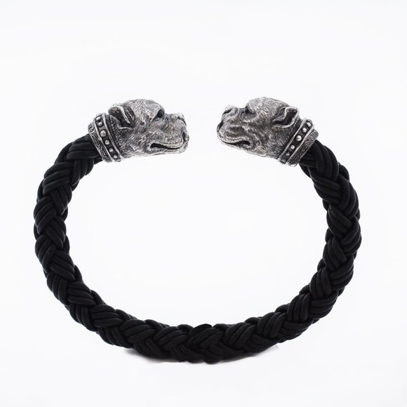 Scott Kay Unkaged Bulldog Head Cuff Bracelet